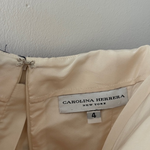 CAROLINA HERRERA Strapless Beaded Gown 4 - Picture 8 of 13